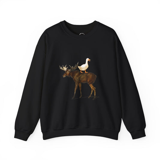 Goose on a Moose RHYMES THYME Sweatshirt