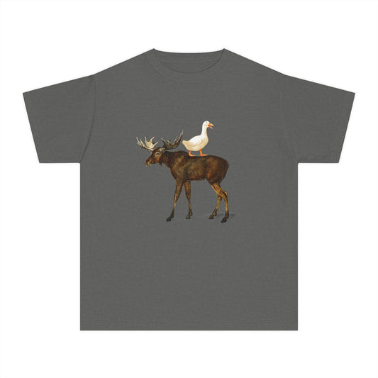 Goose on a Moose RHYMES THYME Youth Tee