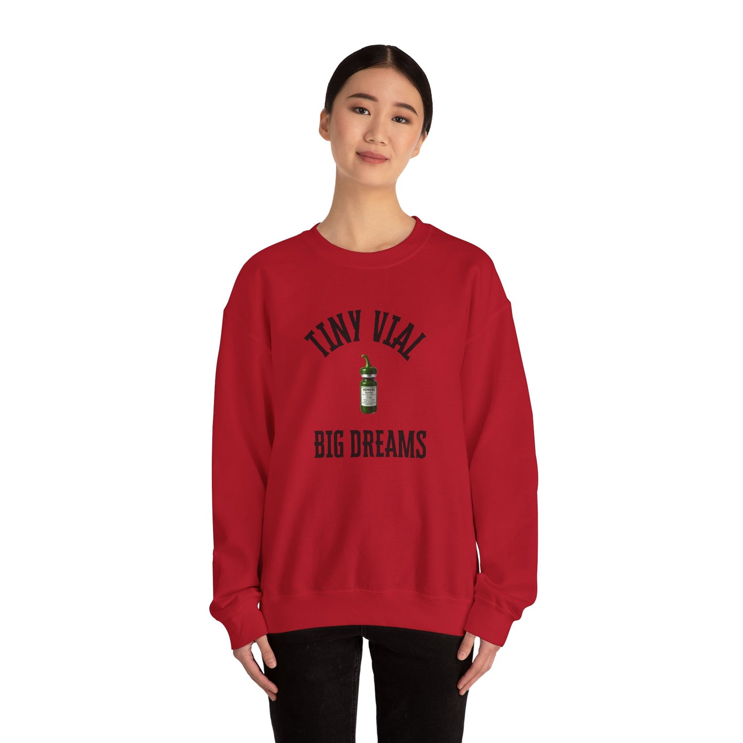 Tiny Vial, Big Dreams Crewneck Sweatshirt