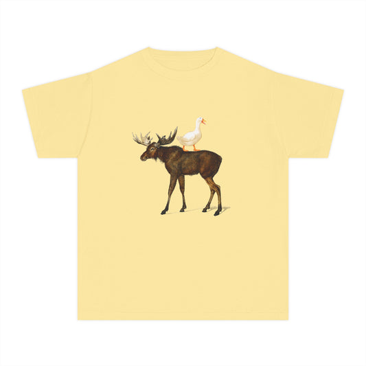 Goose on a Moose RHYMES THYME Youth Tee