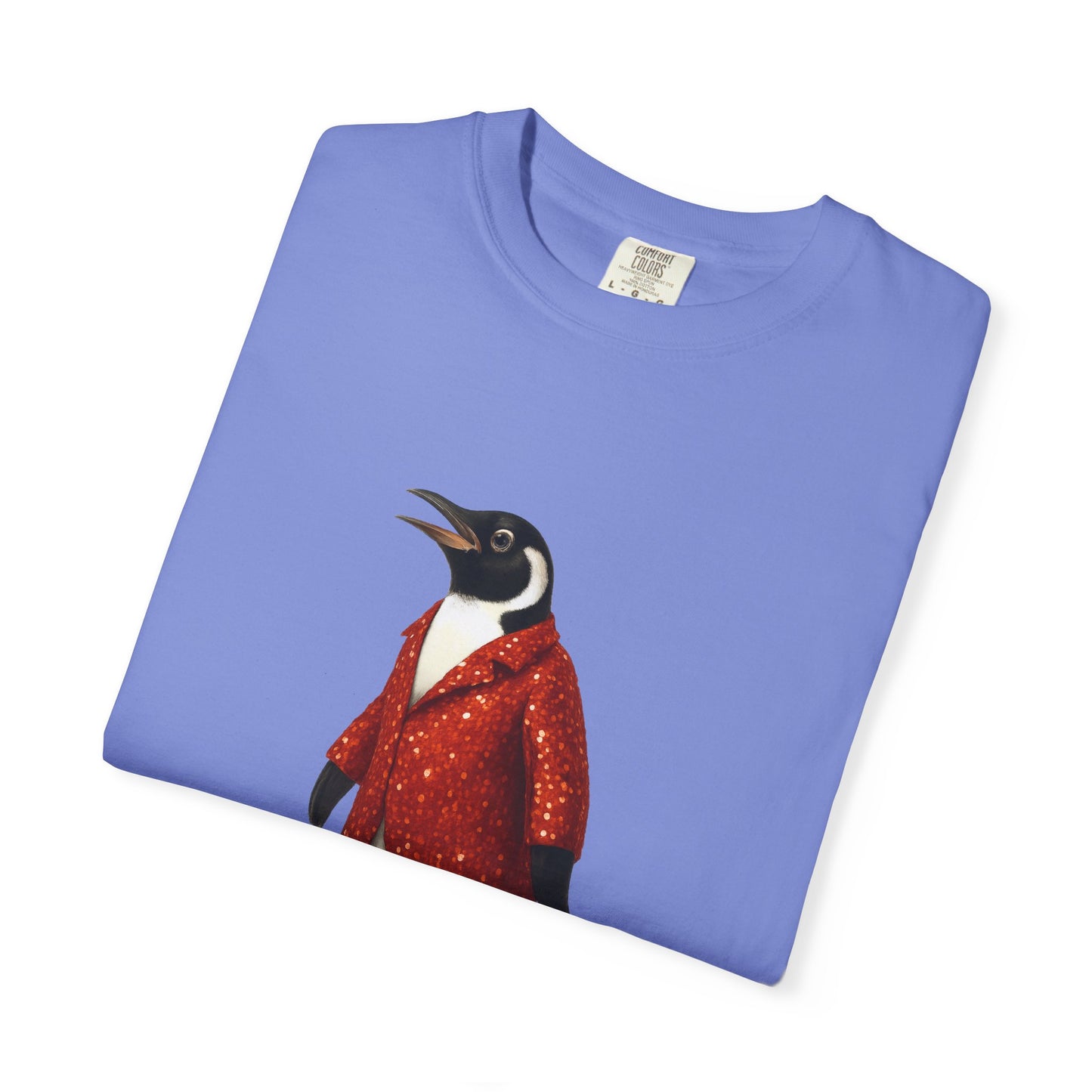 Penguin in Sequins RHYMES THYME CC T-Shirt