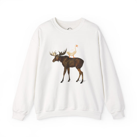 Goose on a Moose RHYMES THYME Sweatshirt