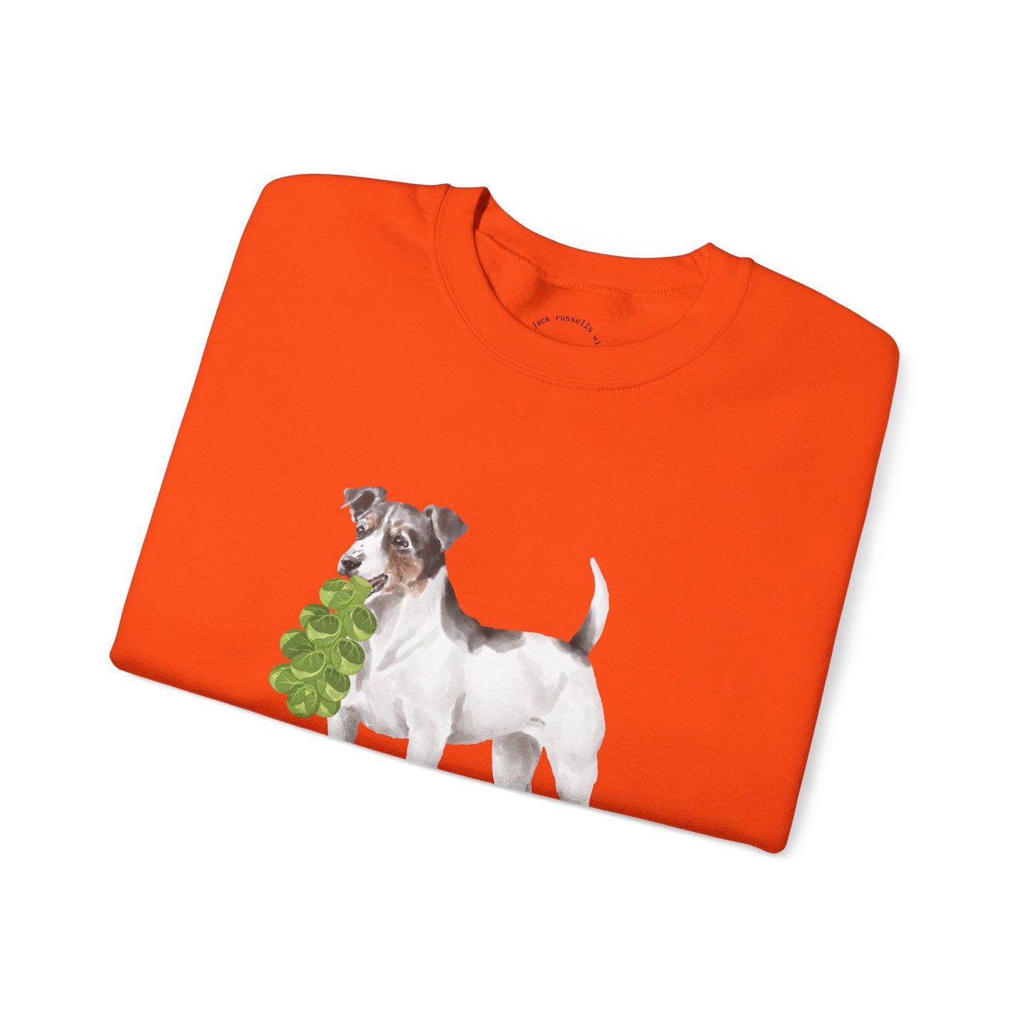 Jack Russell with Brussels RHYMES THYME Sweatshirt