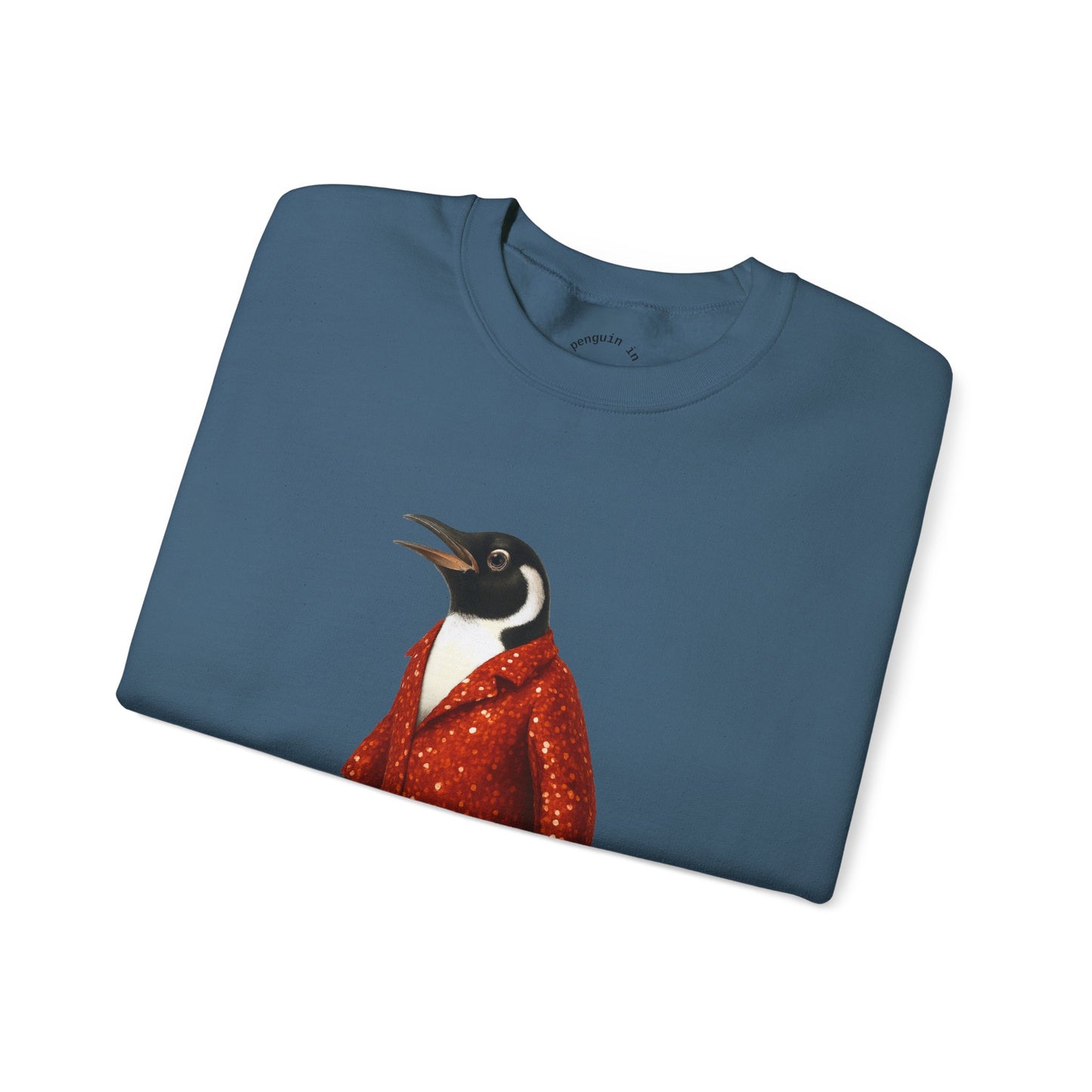Penguin in Sequins RHYMES THYME Sweatshirt