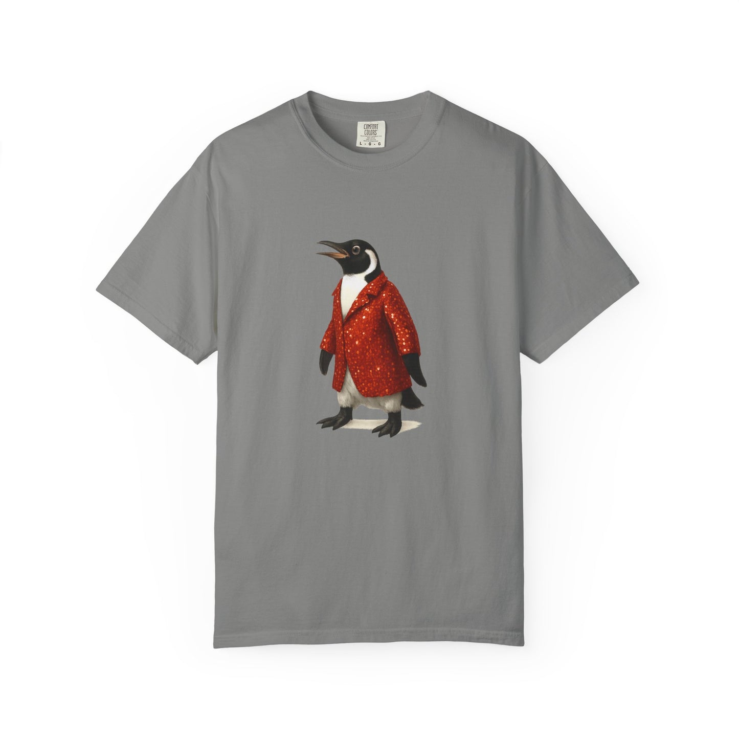 Penguin in Sequins RHYMES THYME CC T-Shirt