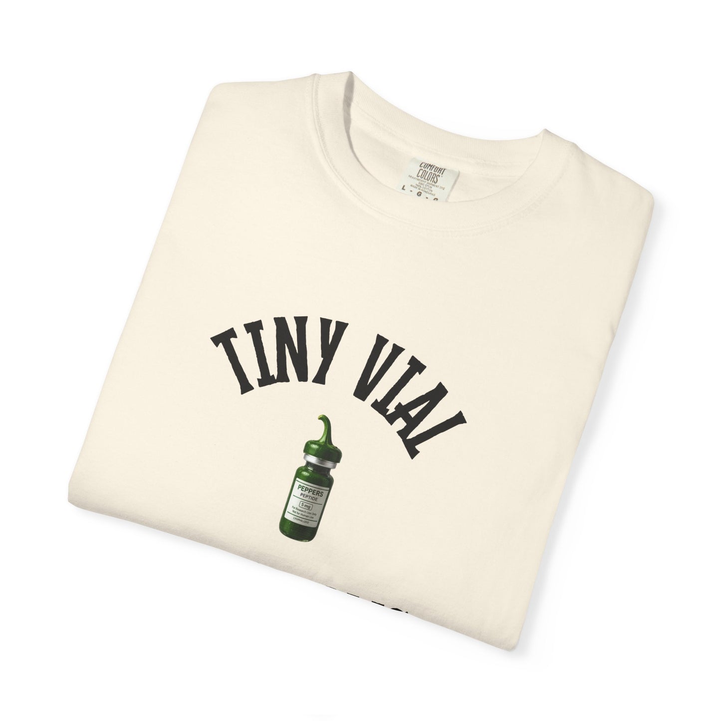 Tiny Vial, Big Dreams Peptides T-shirt