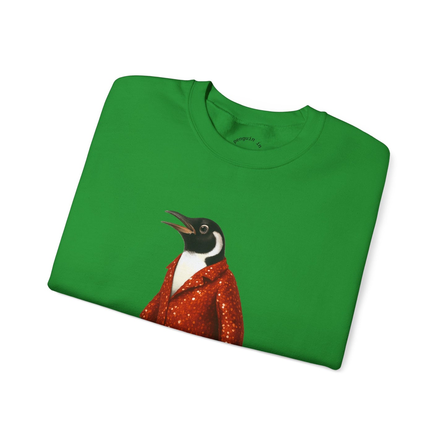 Penguin in Sequins RHYMES THYME Sweatshirt
