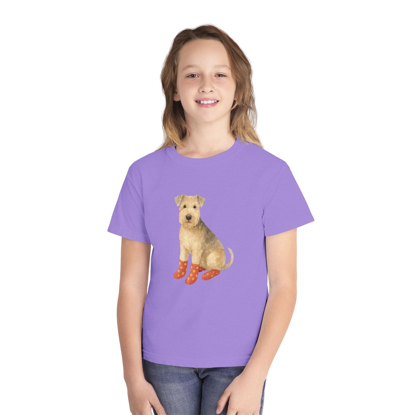 Wire Fox in Socks RHYMES THYME Youth Tee