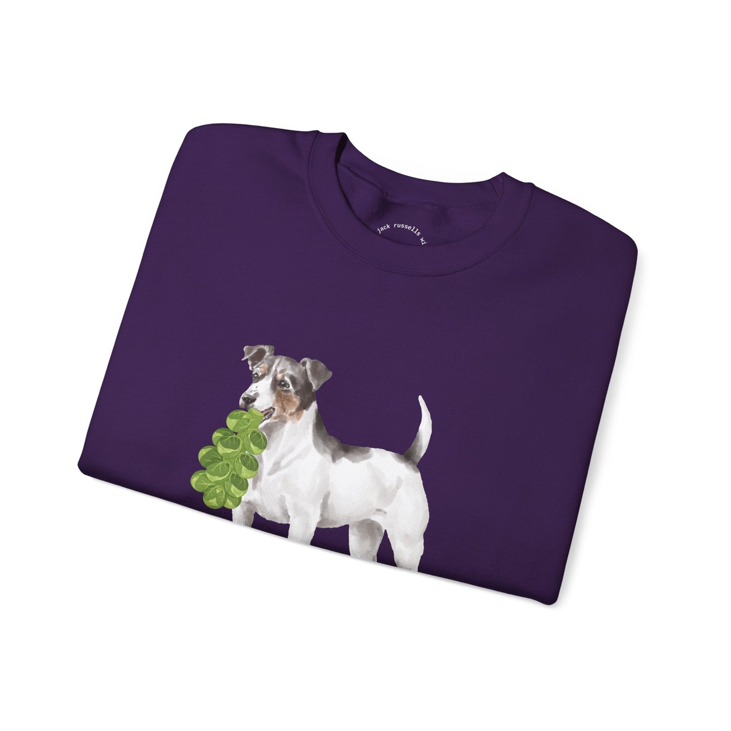 Jack Russell with Brussels RHYMES THYME Sweatshirt