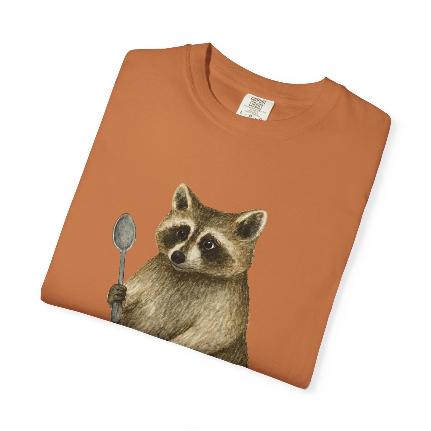 Raccoon with a Spoon RHYMES THYME CC T-Shirt