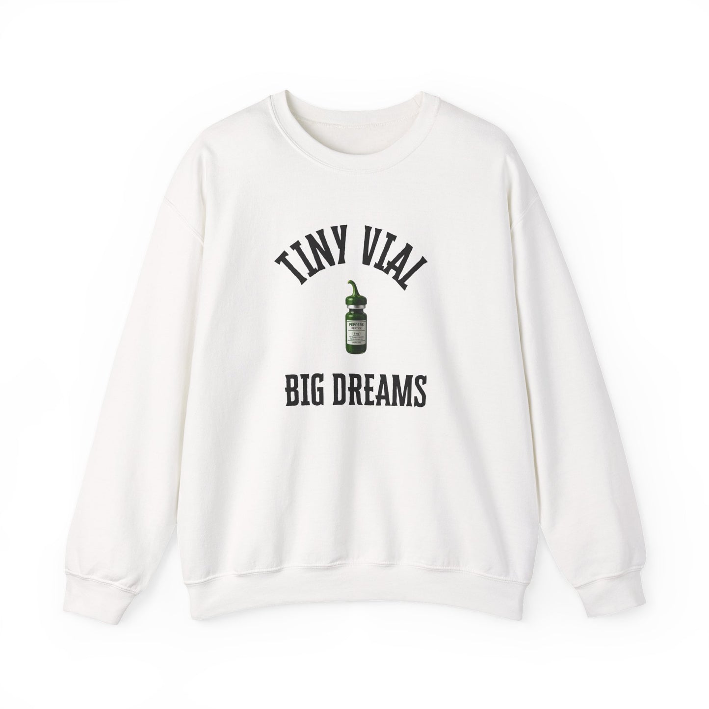 Tiny Vial, Big Dreams Crewneck Sweatshirt