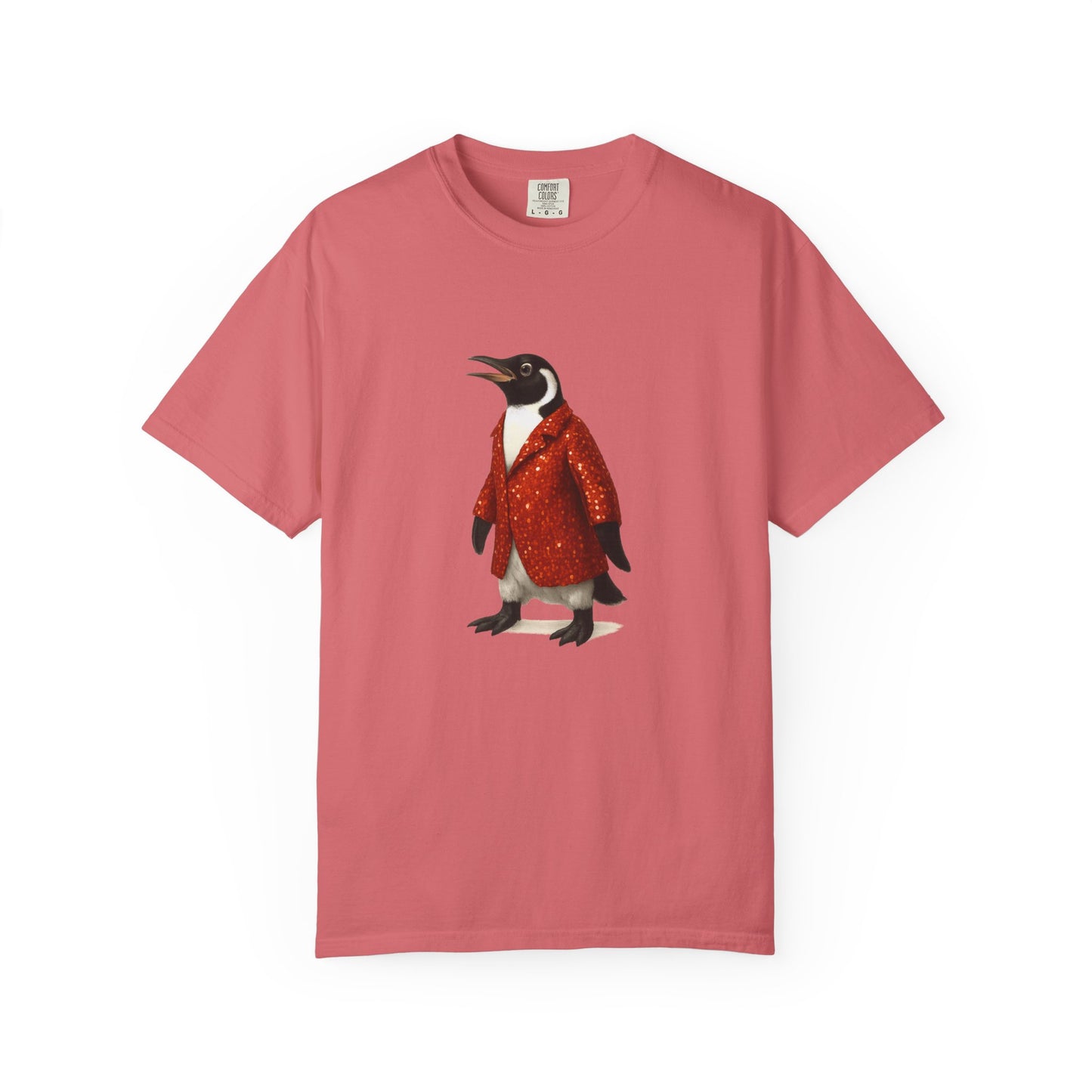 Penguin in Sequins RHYMES THYME CC T-Shirt