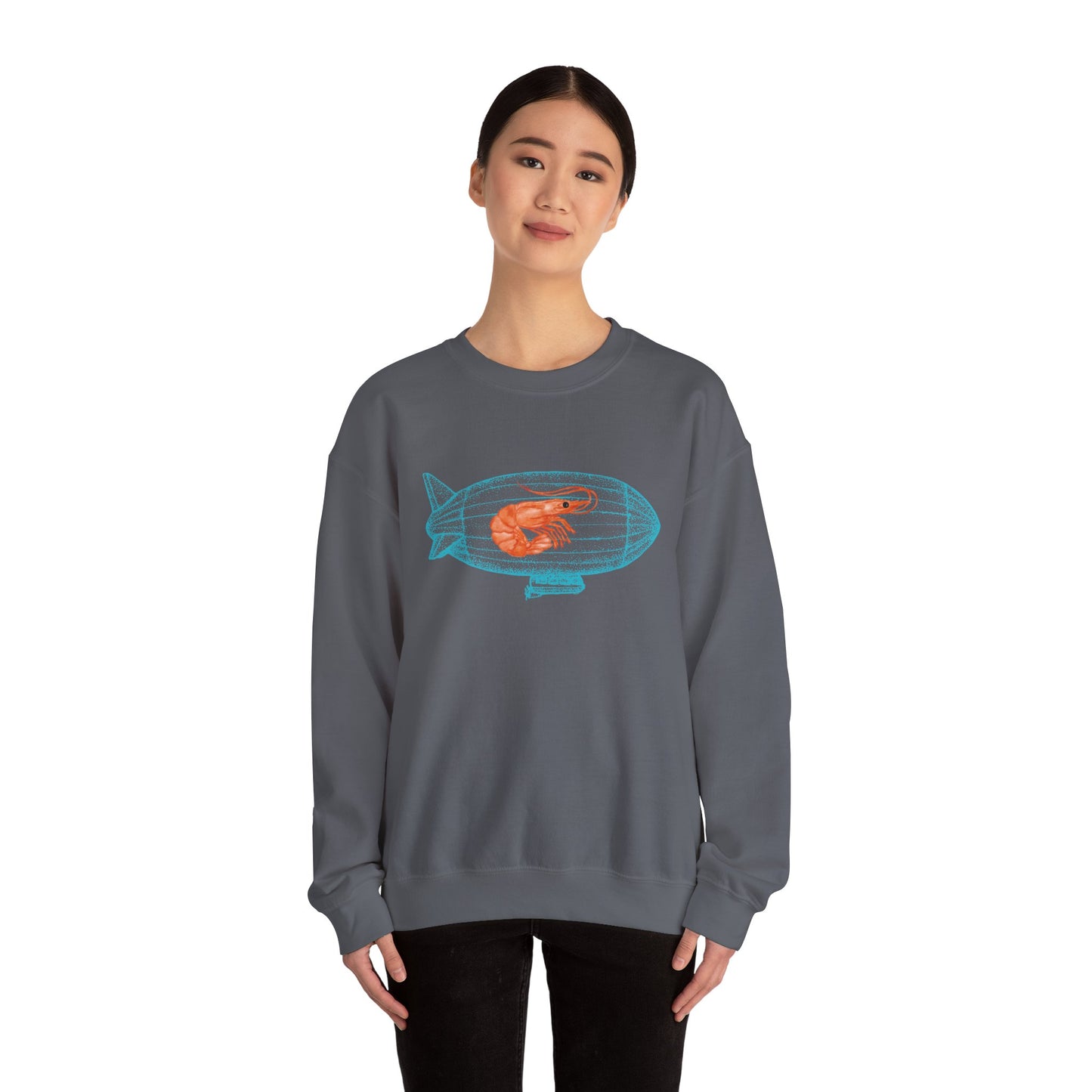 Shrimp on a Blimp RHYMES THYME Sweatshirt
