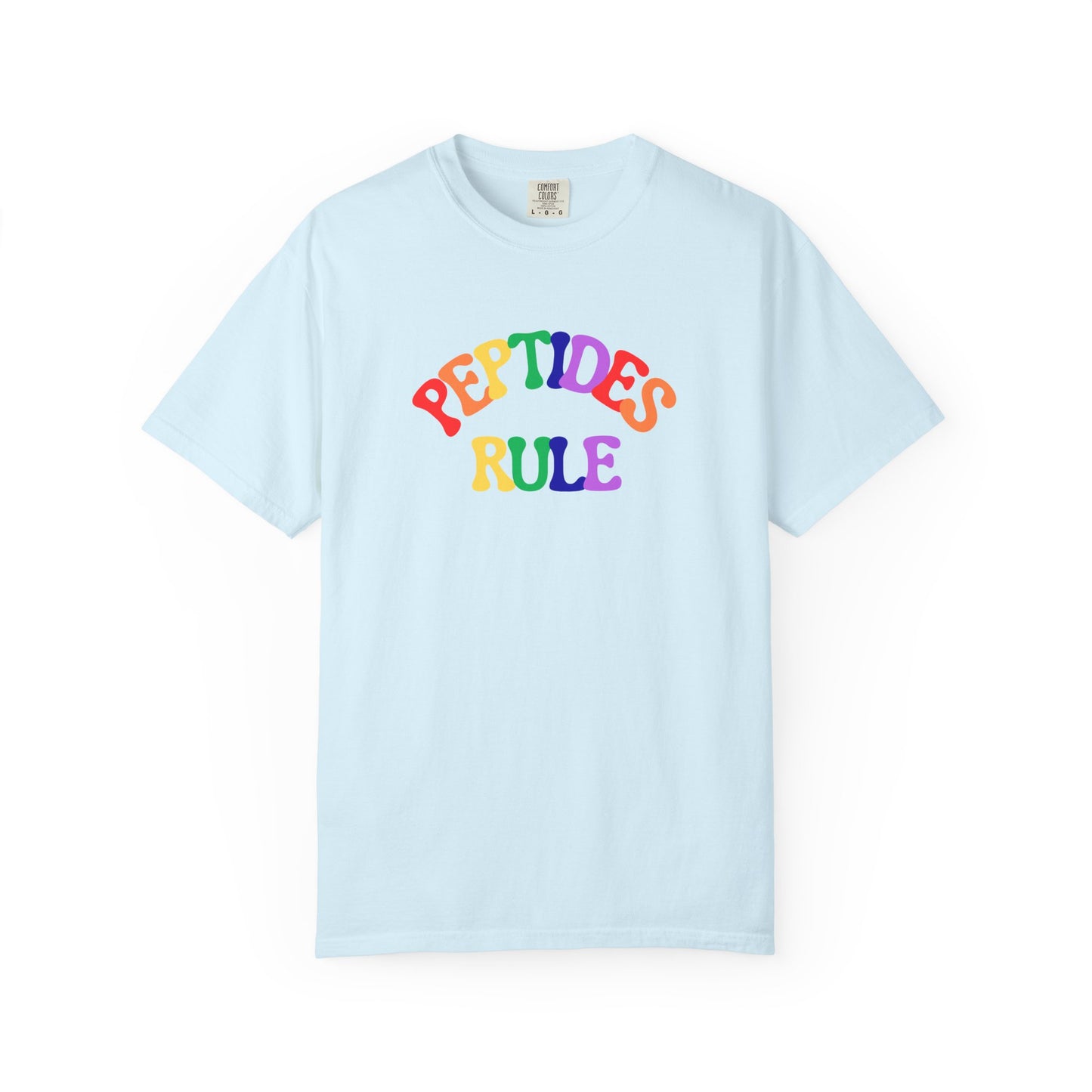 Peptides Rule T-Shirt — Colorful Retro T-Shirt