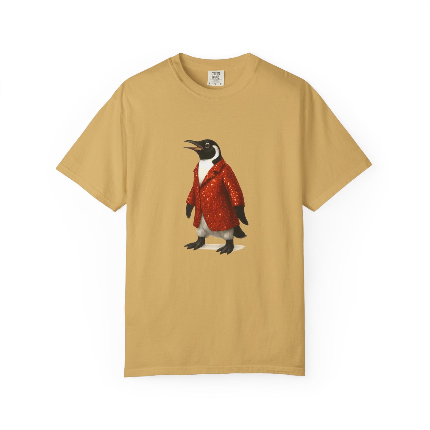 Penguin in Sequins RHYMES THYME CC T-Shirt