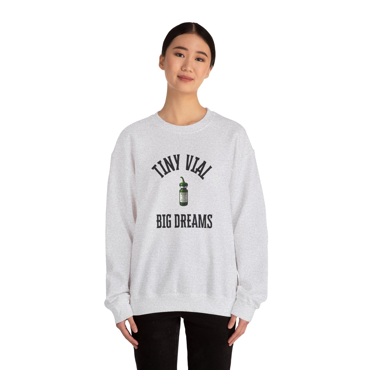 Tiny Vial, Big Dreams Crewneck Sweatshirt
