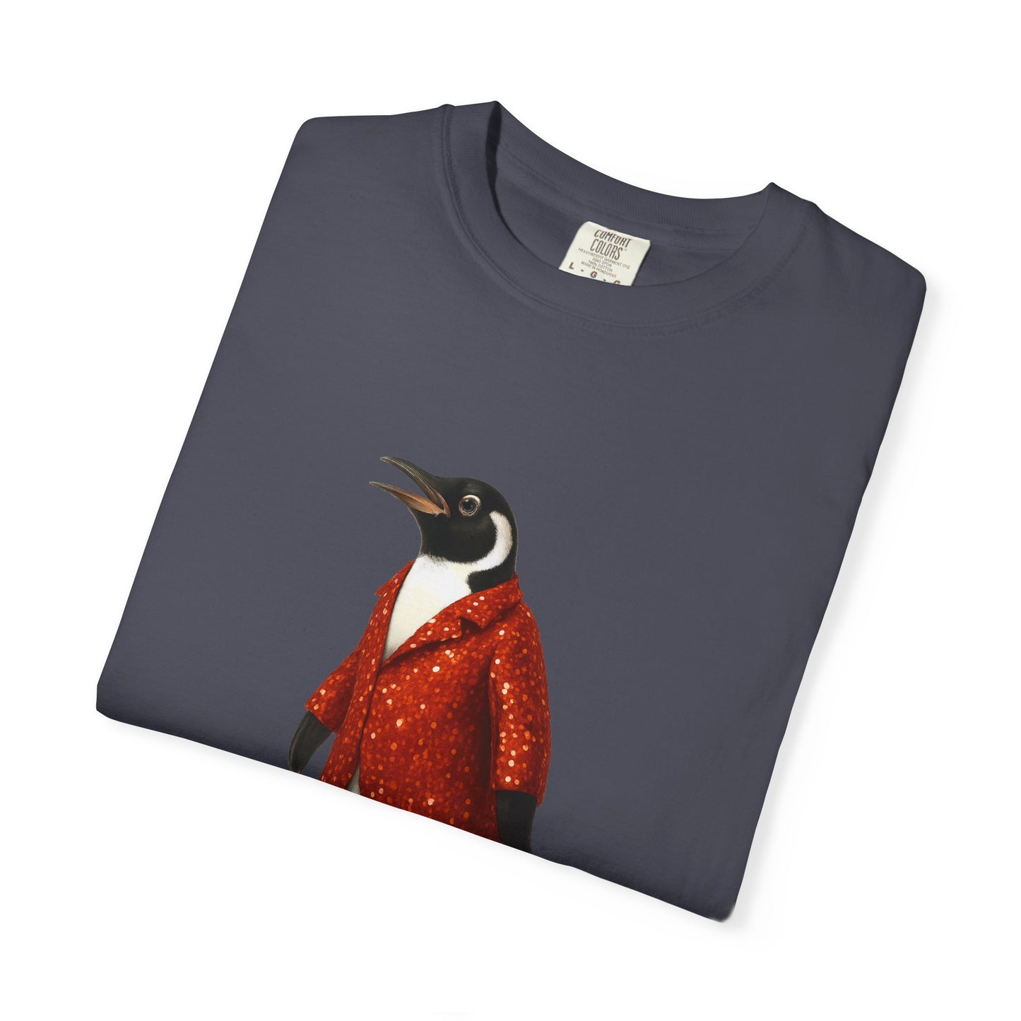 Penguin in Sequins RHYMES THYME CC T-Shirt