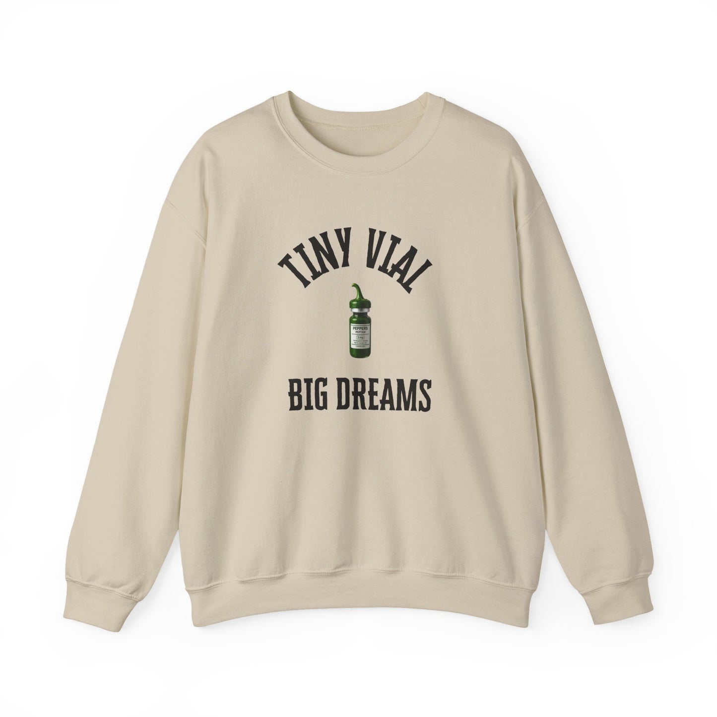 Tiny Vial, Big Dreams Crewneck Sweatshirt
