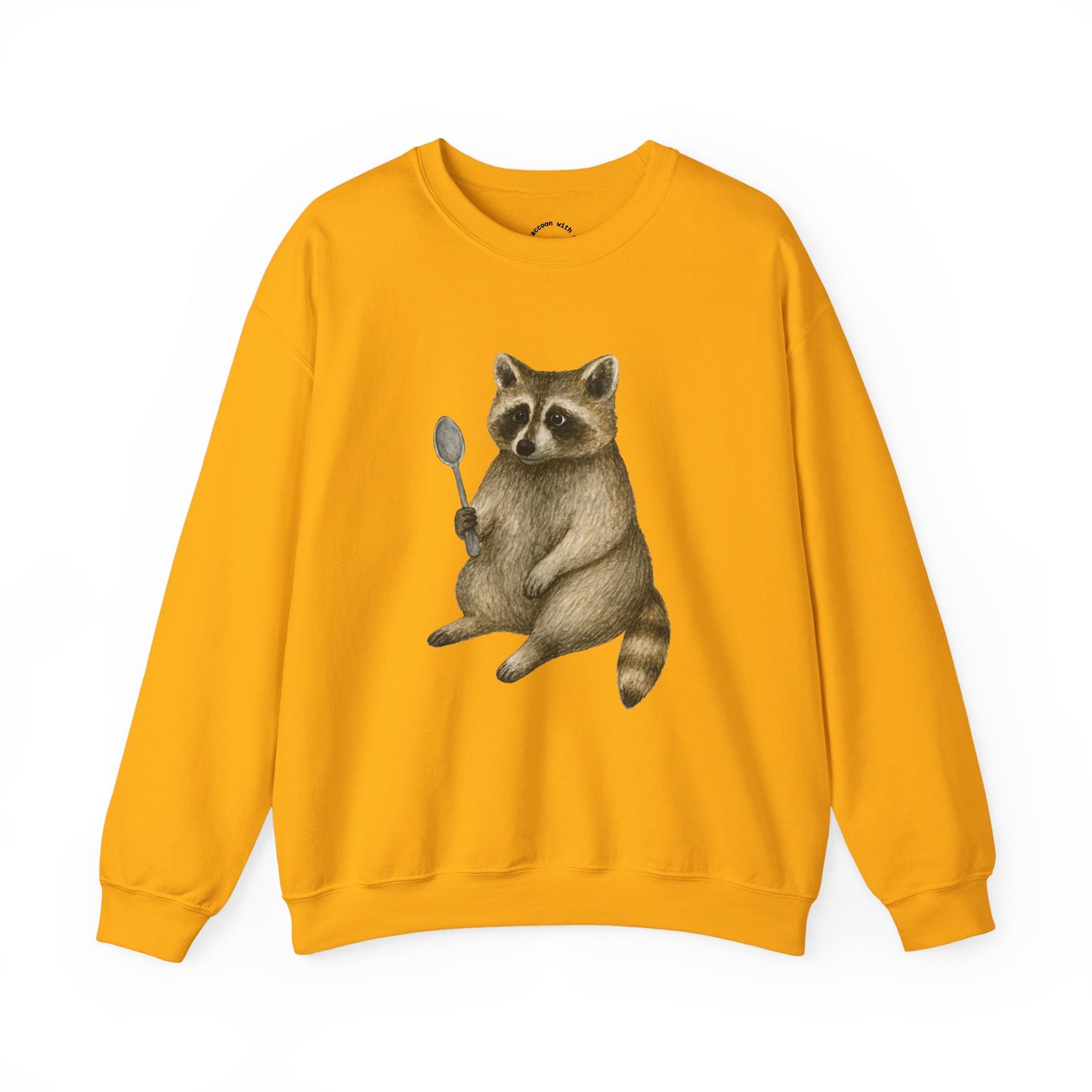 Raccoon with a Spoon RHYMES THYME Sweatshirt