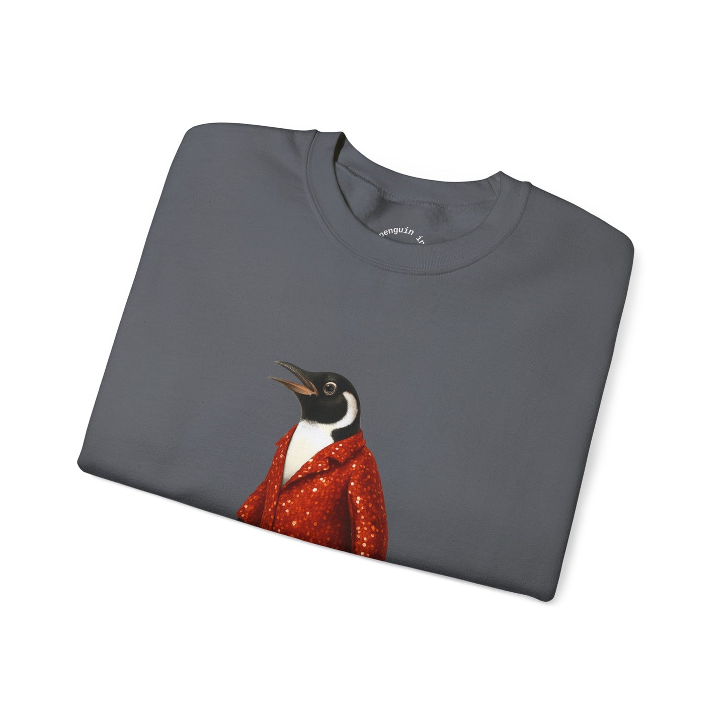 Penguin in Sequins RHYMES THYME Sweatshirt
