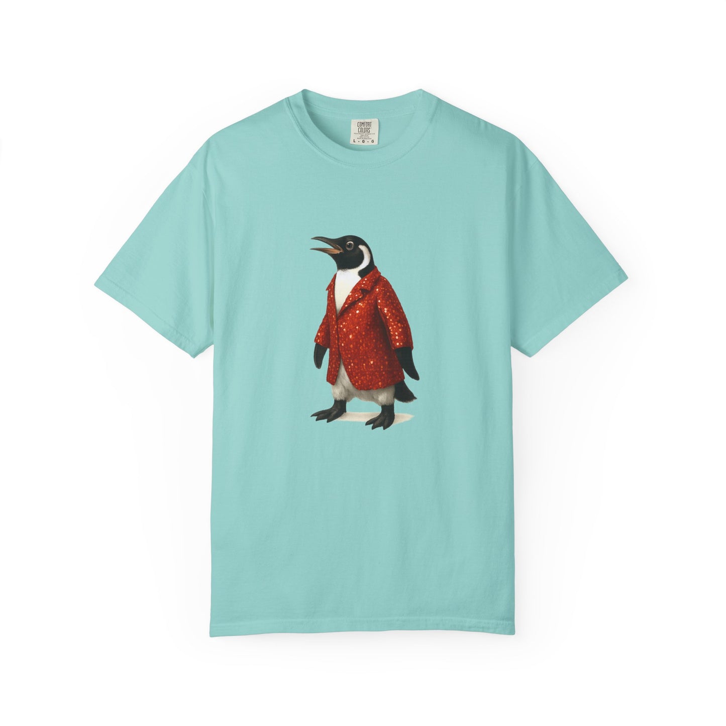 Penguin in Sequins RHYMES THYME CC T-Shirt