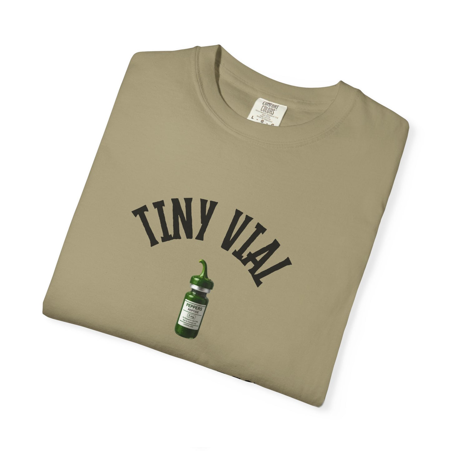 Tiny Vial, Big Dreams Peptides T-shirt