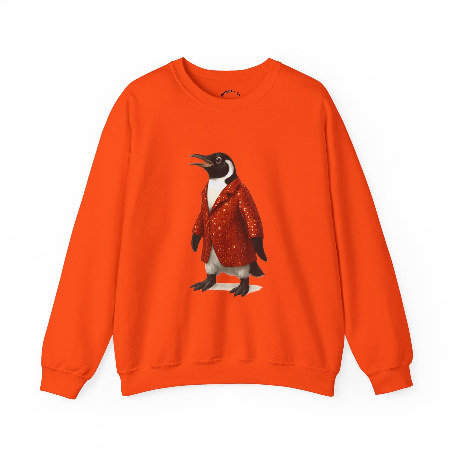 Penguin in Sequins RHYMES THYME Sweatshirt
