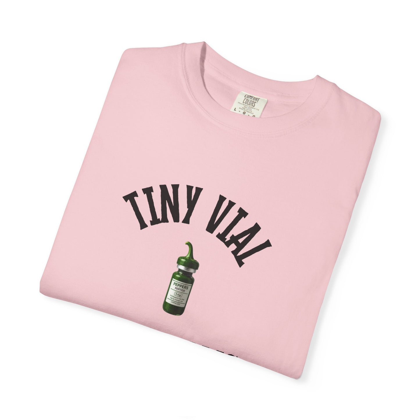Tiny Vial, Big Dreams Peptides T-shirt