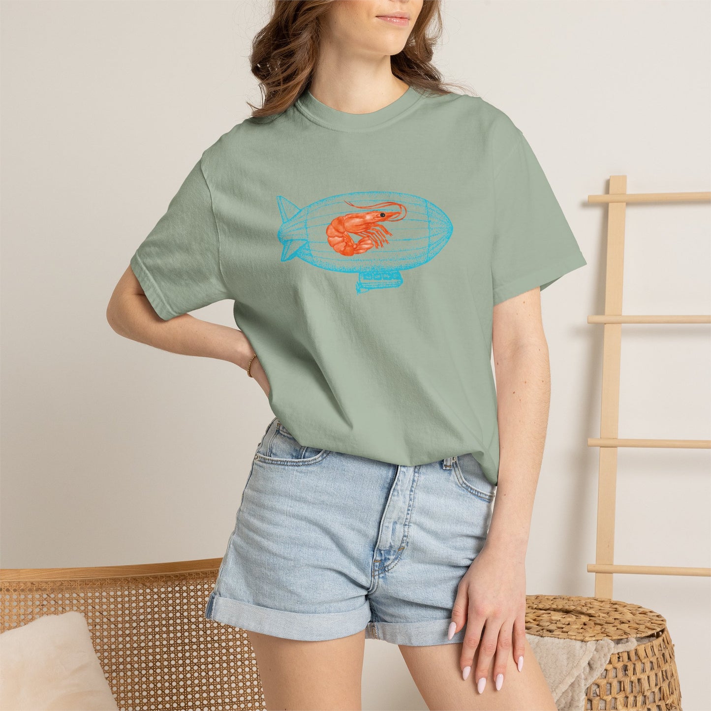 Shrimp on a Blimp RHYMES THYME CC T-Shirt