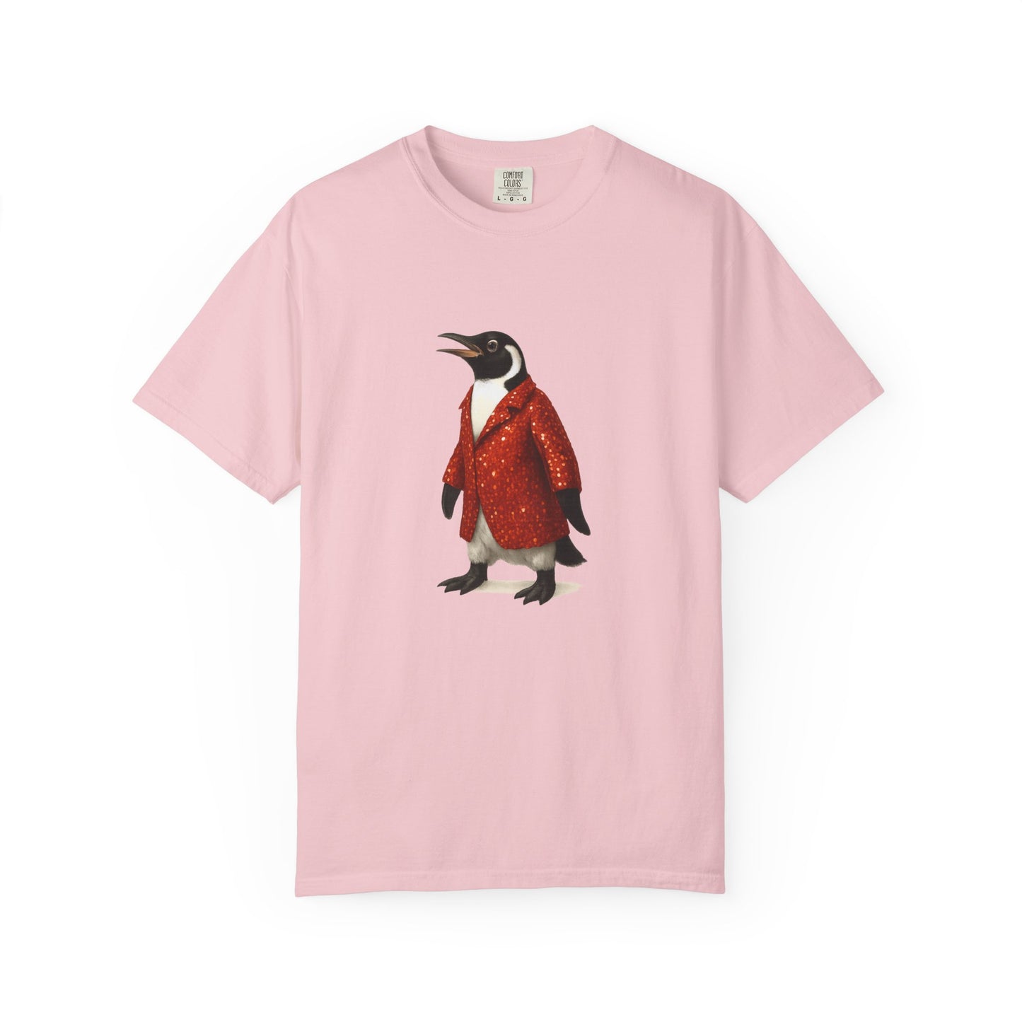 Penguin in Sequins RHYMES THYME CC T-Shirt