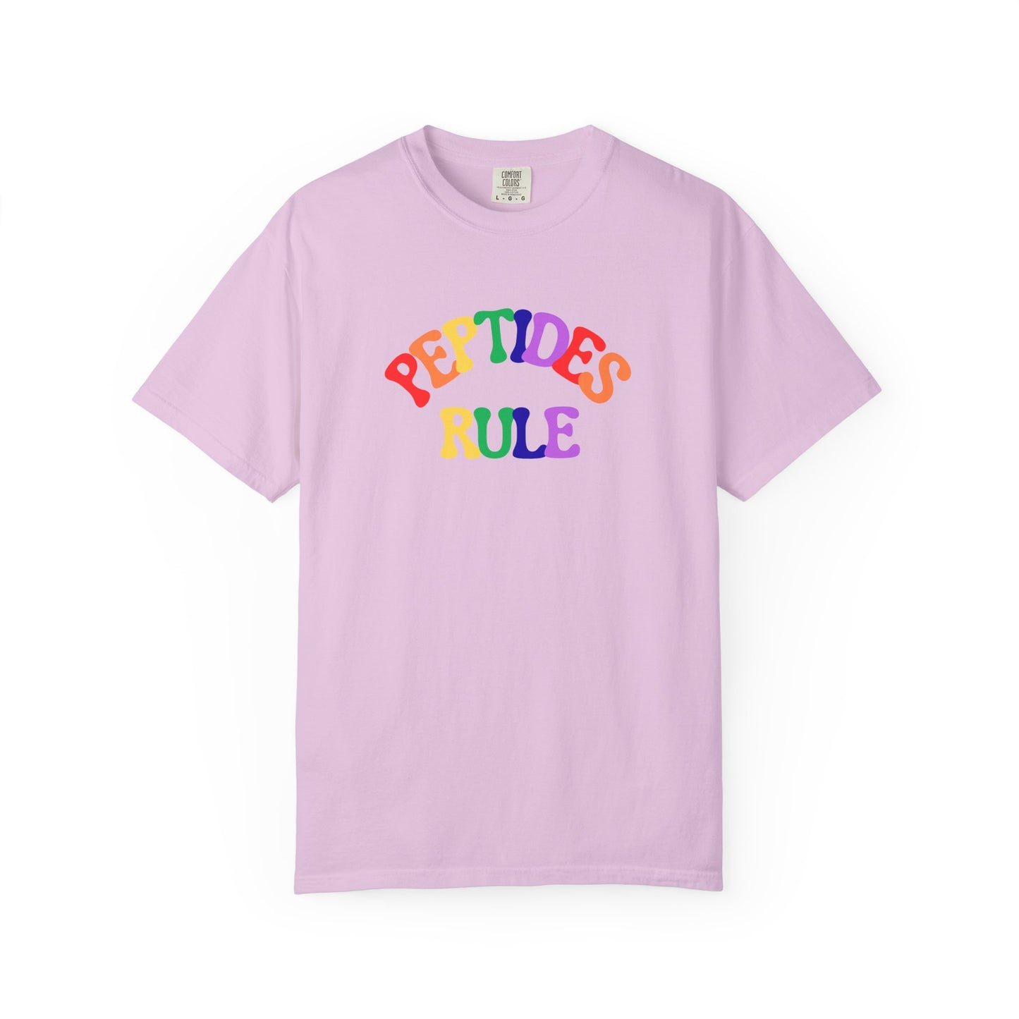 Peptides Rule T-Shirt — Colorful Retro T-Shirt