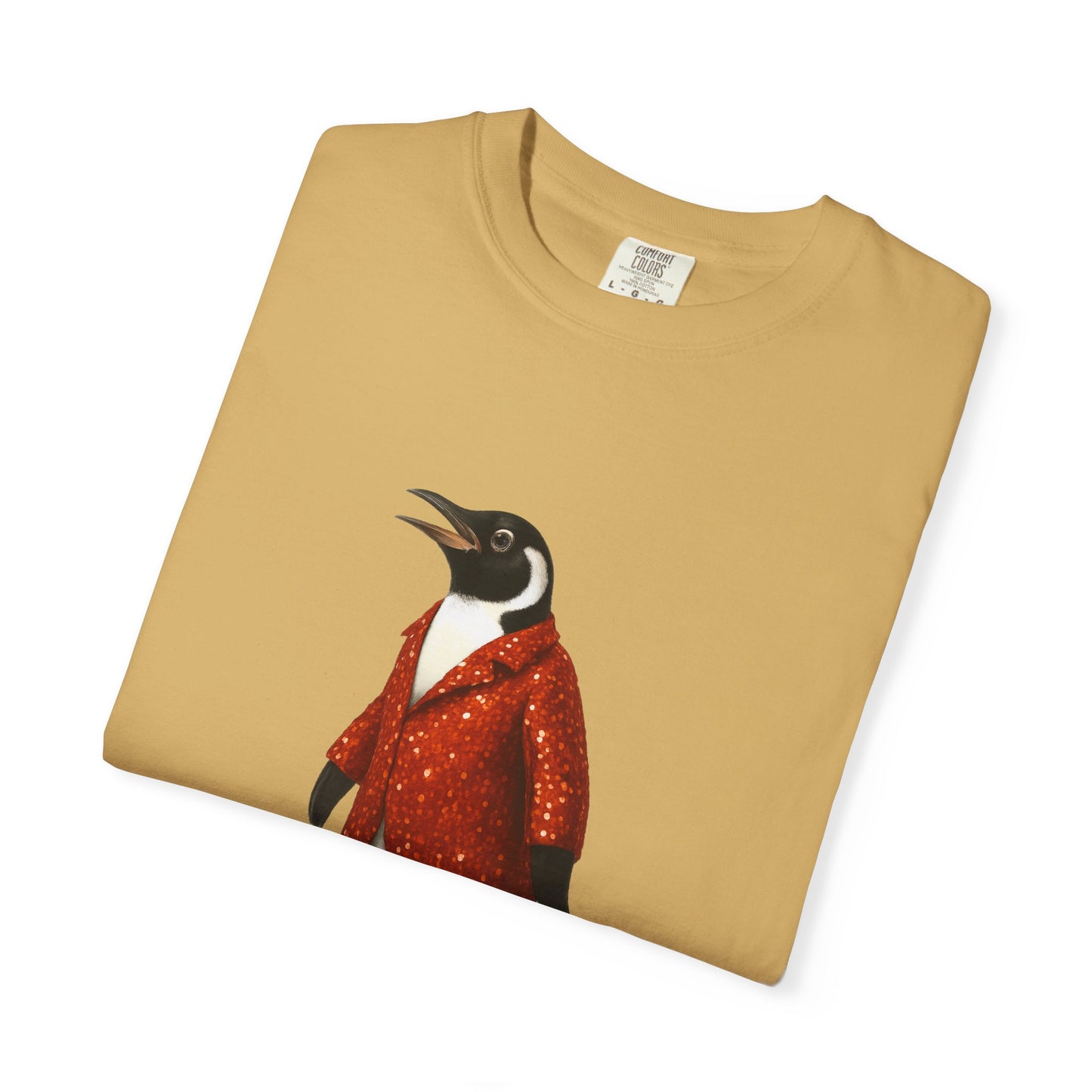 Penguin in Sequins RHYMES THYME CC T-Shirt