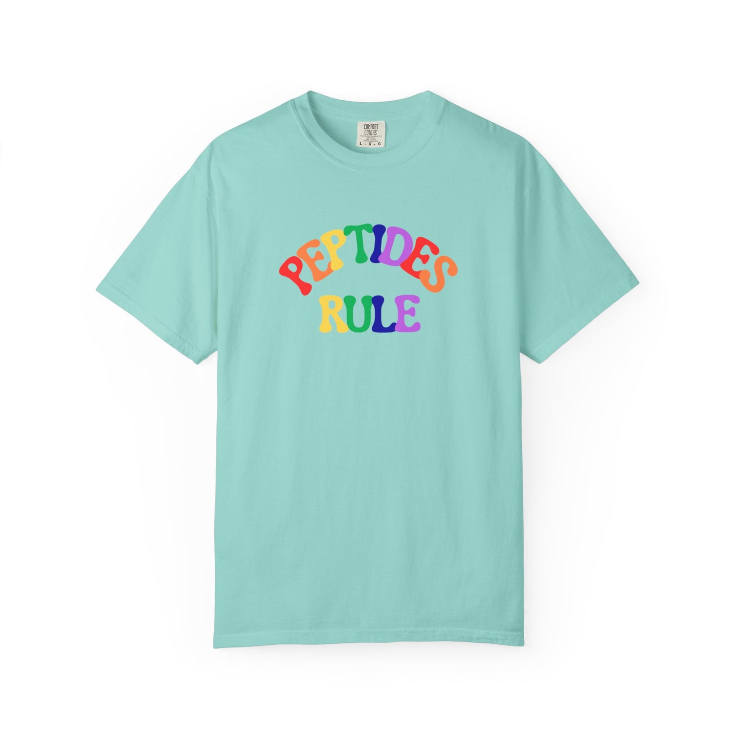Peptides Rule T-Shirt — Colorful Retro T-Shirt