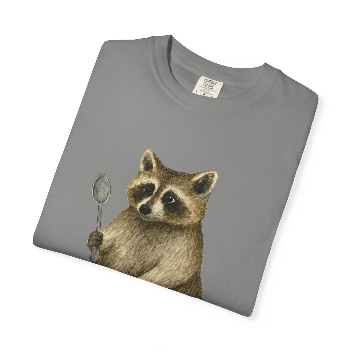 Raccoon with a Spoon RHYMES THYME CC T-Shirt