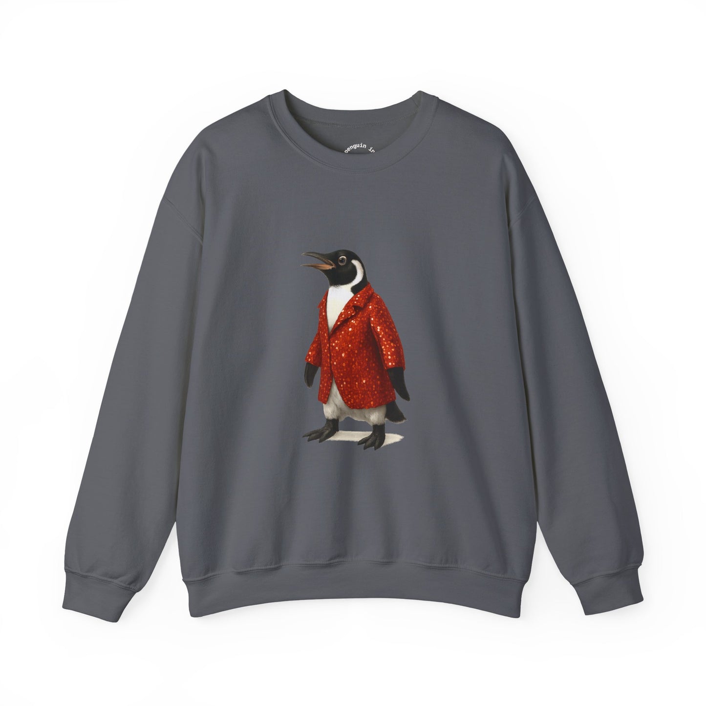 Penguin in Sequins RHYMES THYME Sweatshirt