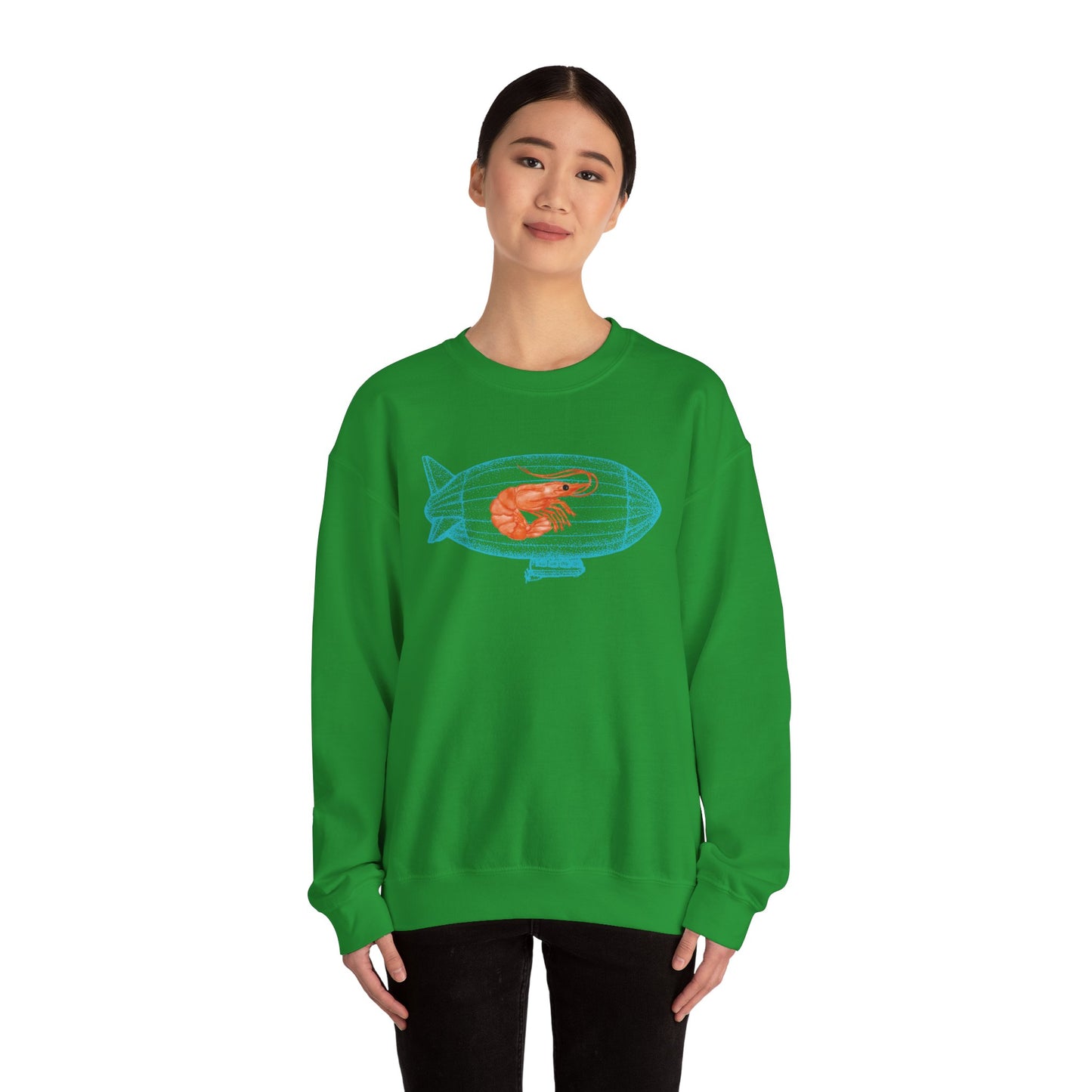 Shrimp on a Blimp RHYMES THYME Sweatshirt
