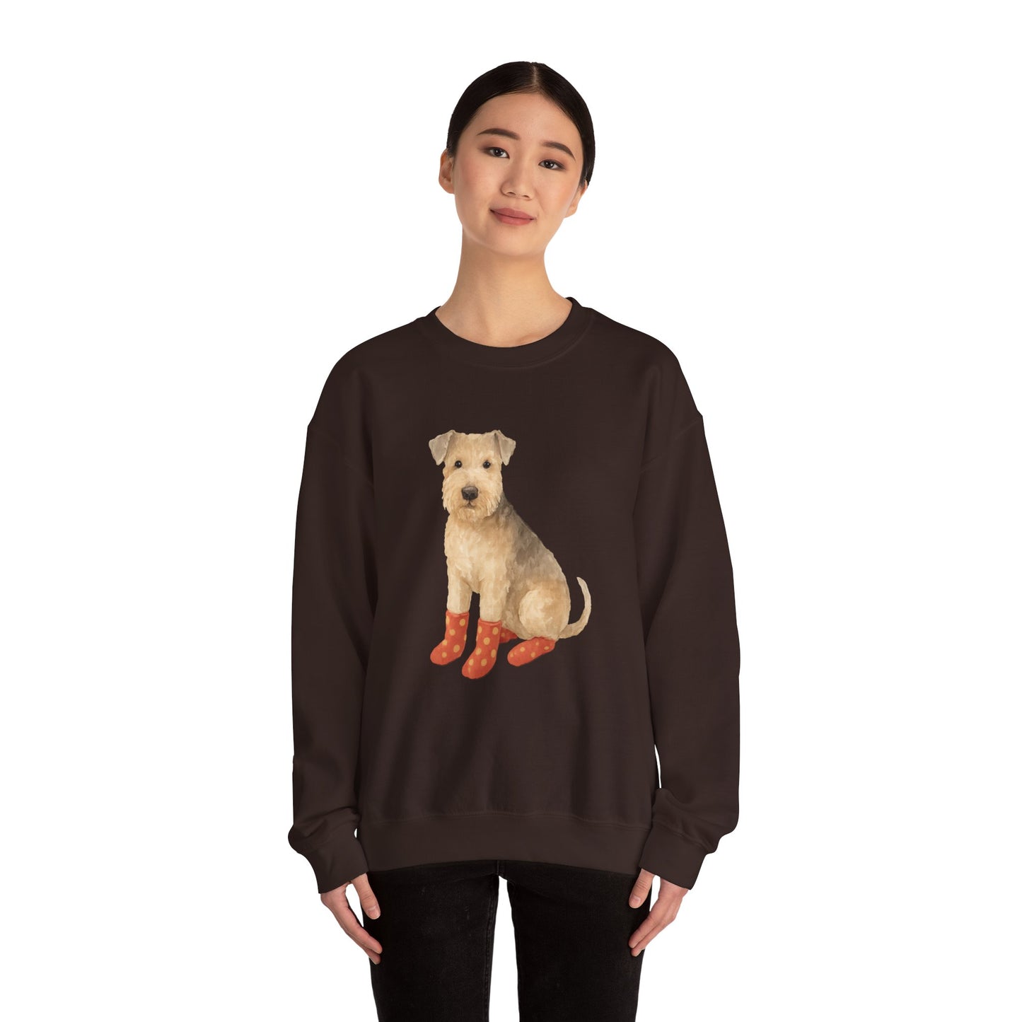 Wire Fox in Socks RHYMES THYME Sweatshirt