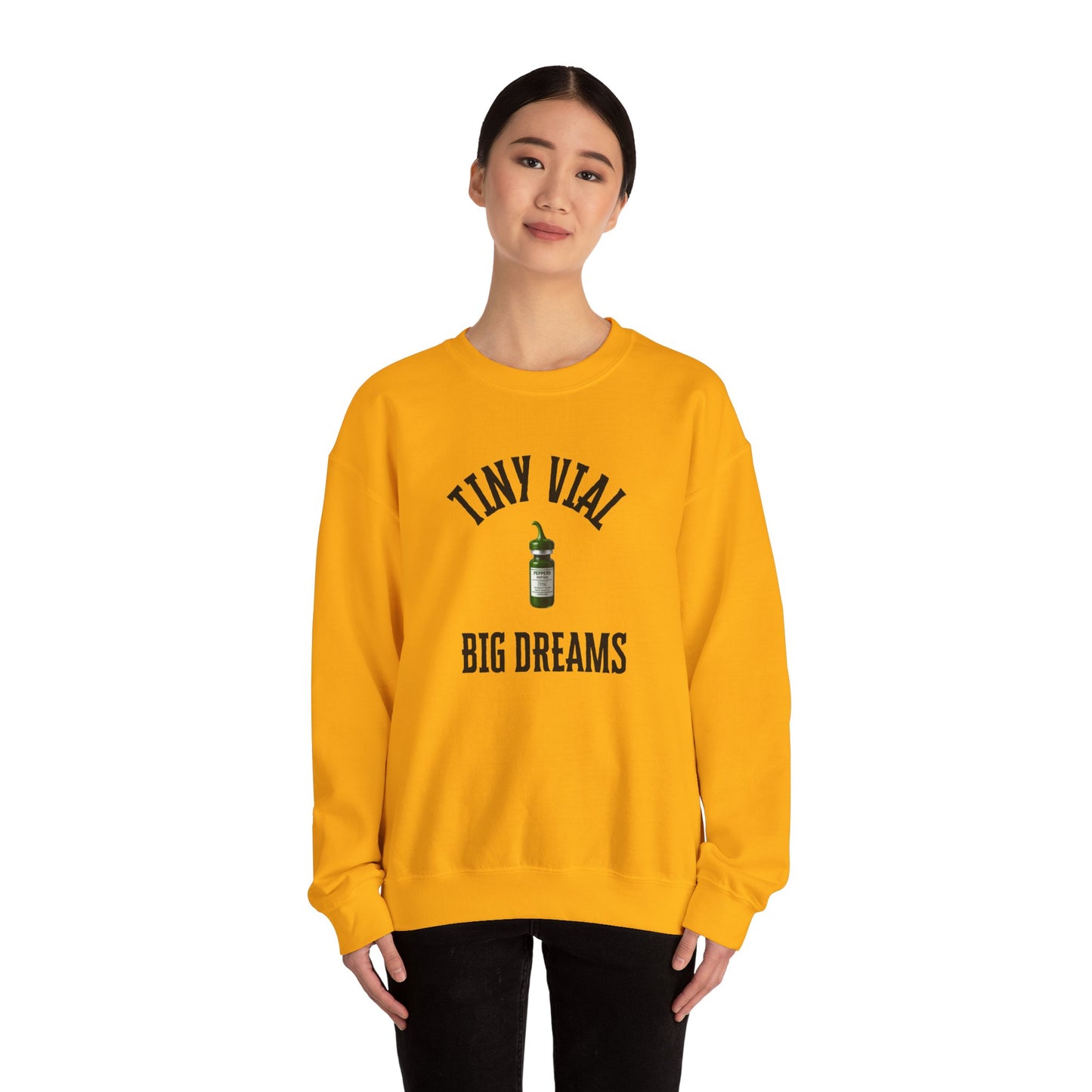 Tiny Vial, Big Dreams Crewneck Sweatshirt