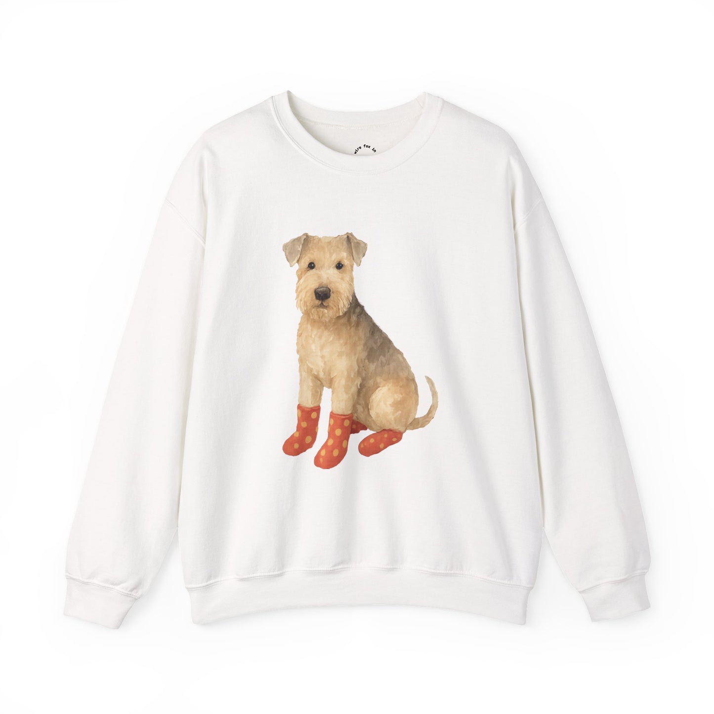 Wire Fox in Socks RHYMES THYME Sweatshirt