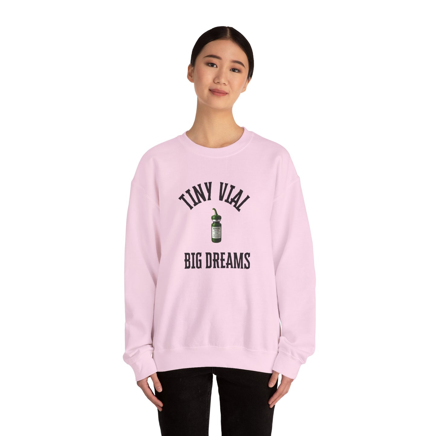 Tiny Vial, Big Dreams Crewneck Sweatshirt
