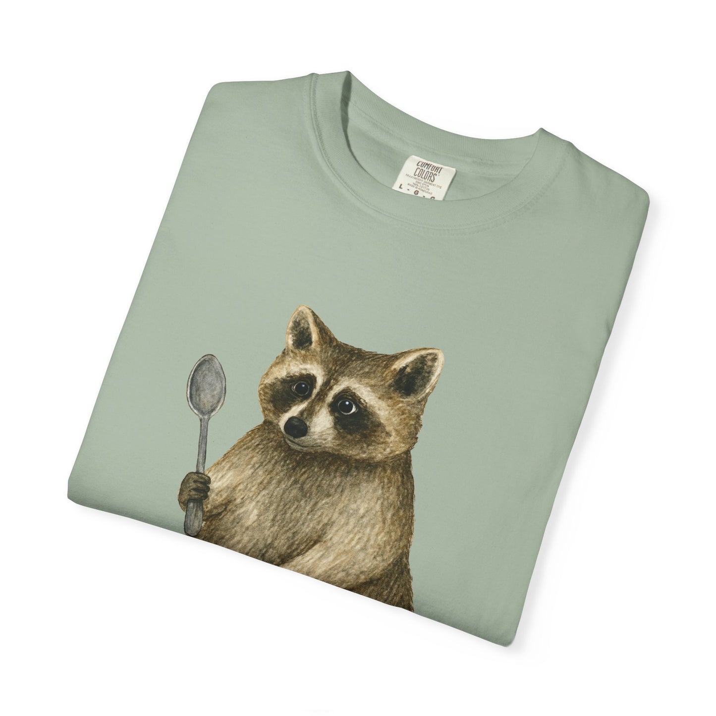 Raccoon with a Spoon RHYMES THYME CC T-Shirt