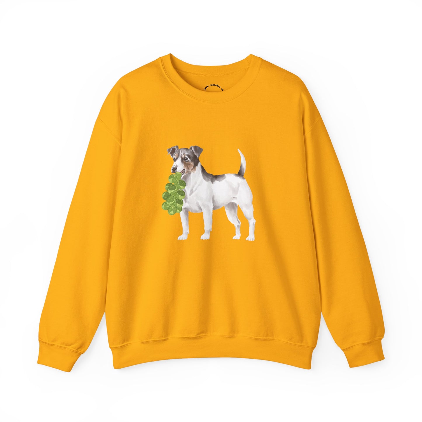 Jack Russell with Brussels RHYMES THYME Sweatshirt