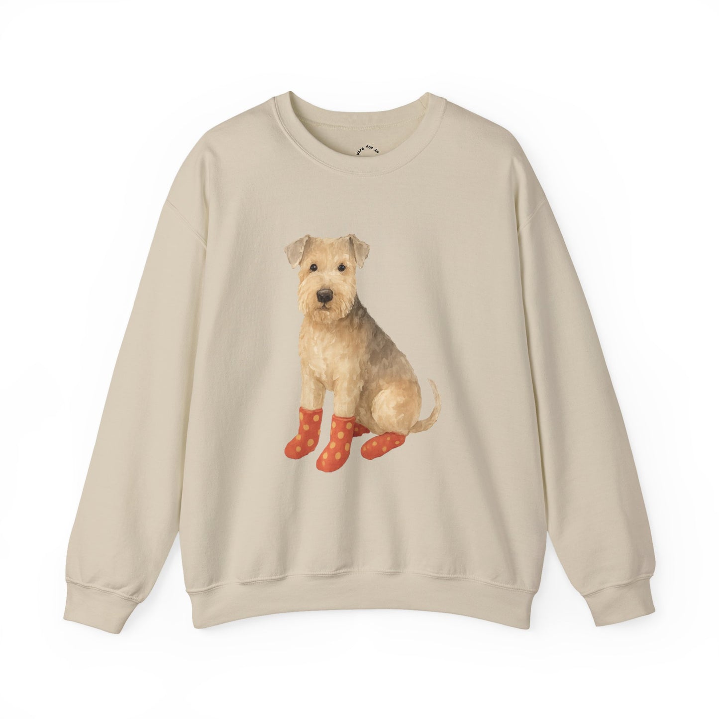 Wire Fox in Socks RHYMES THYME Sweatshirt