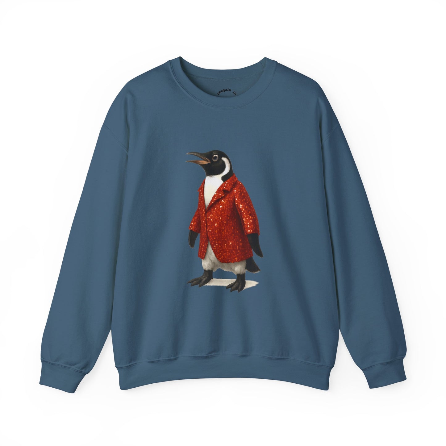 Penguin in Sequins RHYMES THYME Sweatshirt