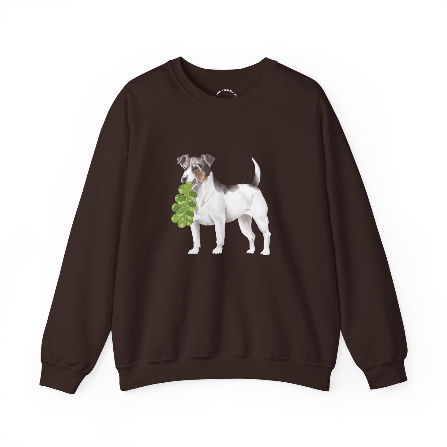 Jack Russell with Brussels RHYMES THYME Sweatshirt