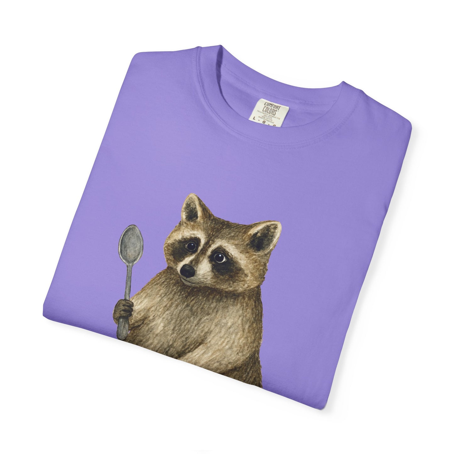 Raccoon with a Spoon RHYMES THYME CC T-Shirt