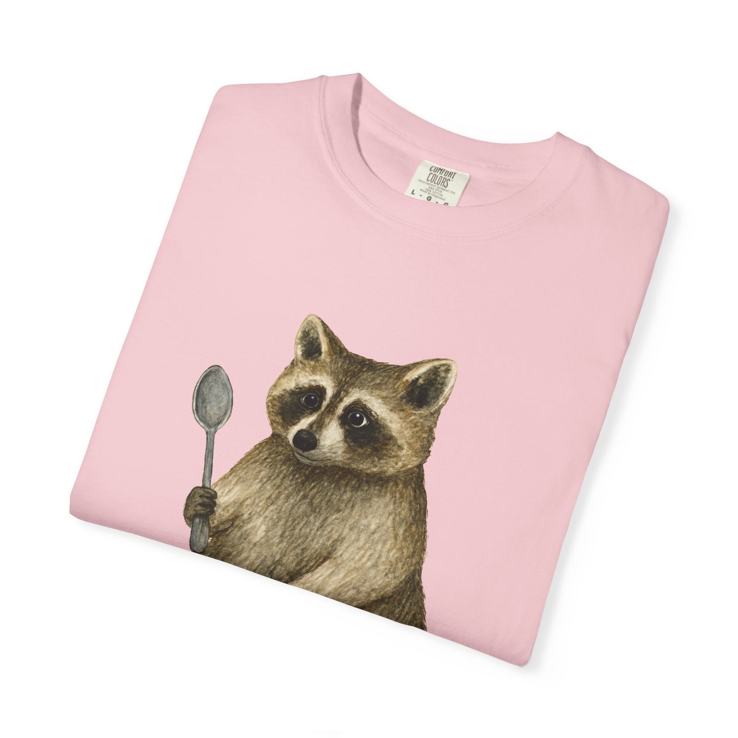 Raccoon with a Spoon RHYMES THYME CC T-Shirt