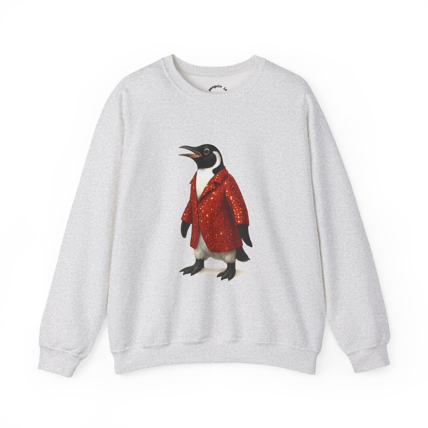 Penguin in Sequins RHYMES THYME Sweatshirt