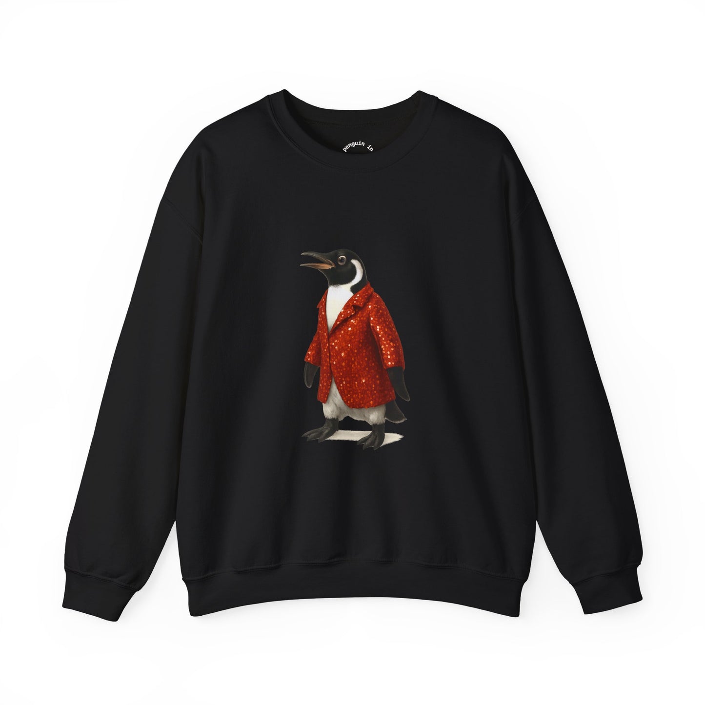 Penguin in Sequins RHYMES THYME Sweatshirt