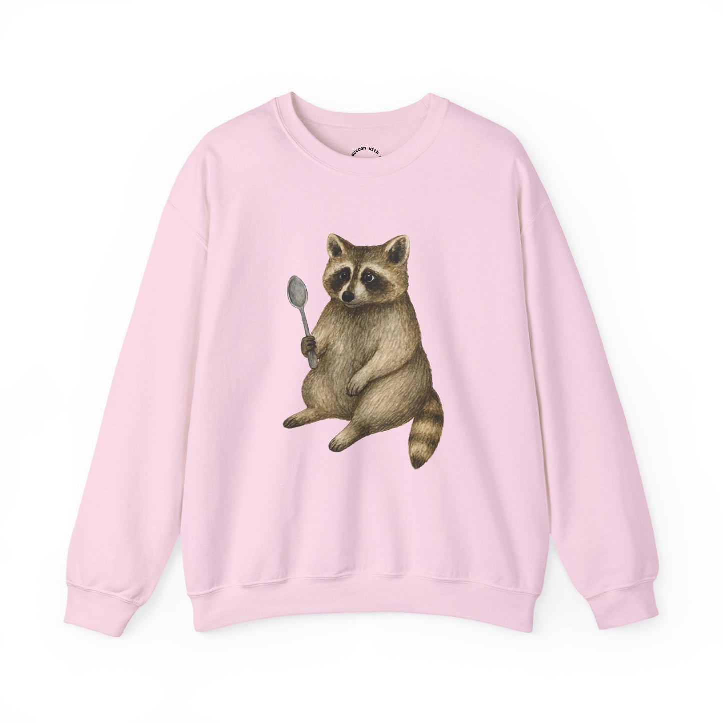 Raccoon with a Spoon RHYMES THYME Sweatshirt
